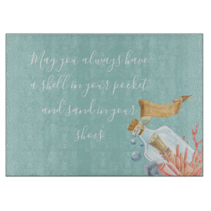 Shell In Your Pocket Beach Theme   Cutting Board