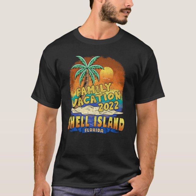 Shell Island Florida Family Vacation 2022 Beach So T-Shirt (Front)