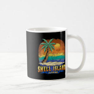 Shell Island Florida Vintage Distressed Souvenir  Coffee Mug
