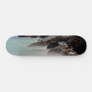Shell Island Rocks And Waves Skateboard