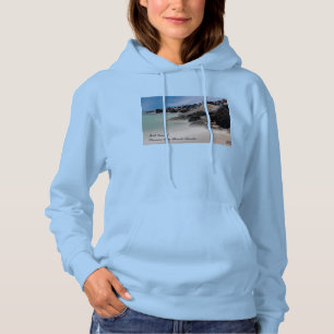 Shell Island Rocks And Waves Women's Hoodie