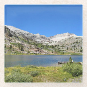 Shell Lake, Tioga Pass, California Glass Coaster