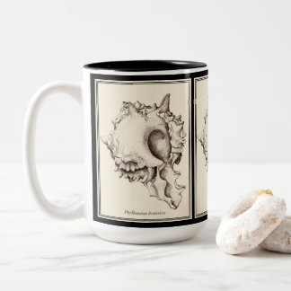 "Shell lover - I" black & white mug