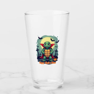 Shell-o-Ween Turtle Glass