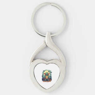 Shell-o-Ween Turtle Key Ring