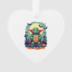 Shell-o-Ween Turtle Ornament