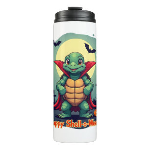 Shell-o-Ween Turtle Thermal Tumbler