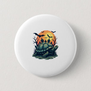 Shell of Screams Turtle 6 Cm Round Badge