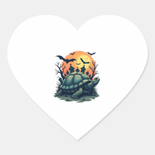 Shell of Screams Turtle Heart Sticker