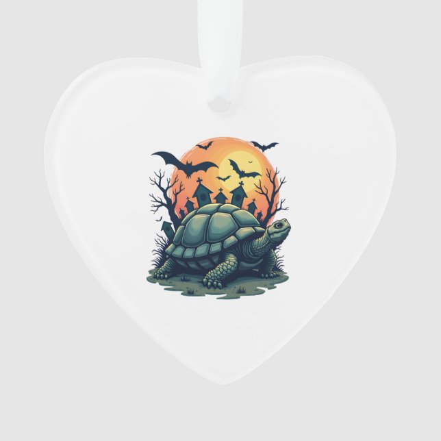 Shell of Screams Turtle Ornament (Front)