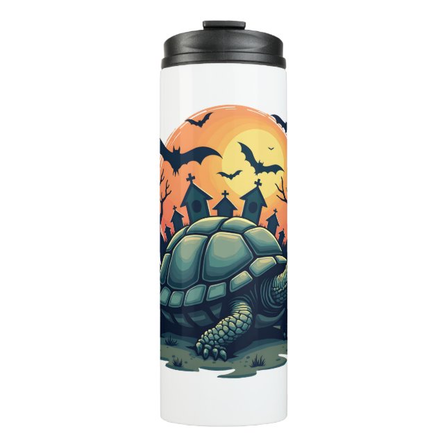 Shell of Screams Turtle Thermal Tumbler (Front)