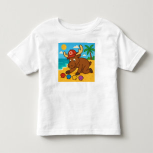 Shell Patrol – Summer Beach Explorer Toddler T-Shirt