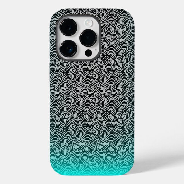 Shell pattern 04.nbg Black BG Case-Mate iPhone Case (Back)