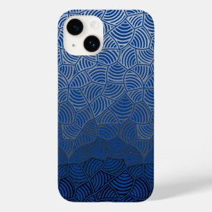 Shell pattern.04.w DBlue BG Case-Mate iPhone 14 Case