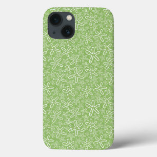 Shell Pattern On Spotted Background iPhone 13 Case