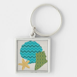 Shell Patterns II Key Ring