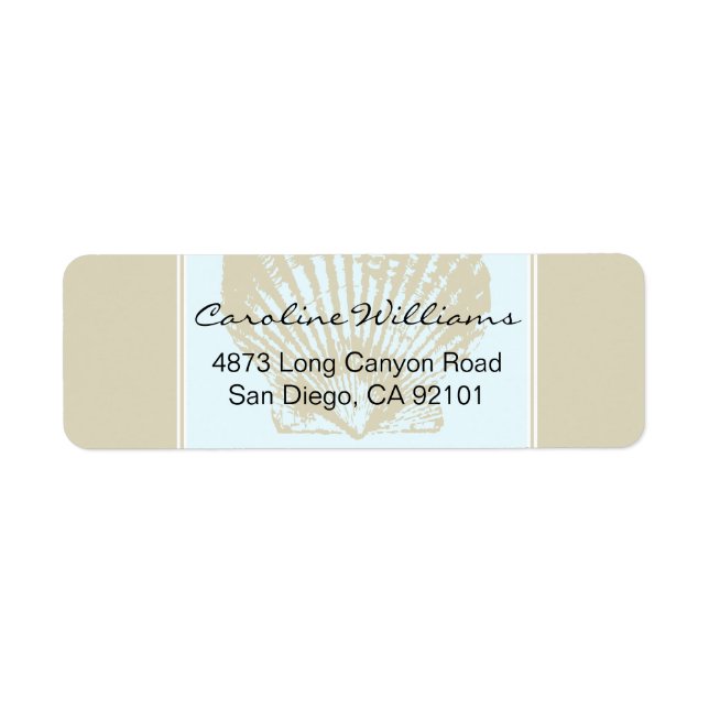 Shell Return Address Label (Front)