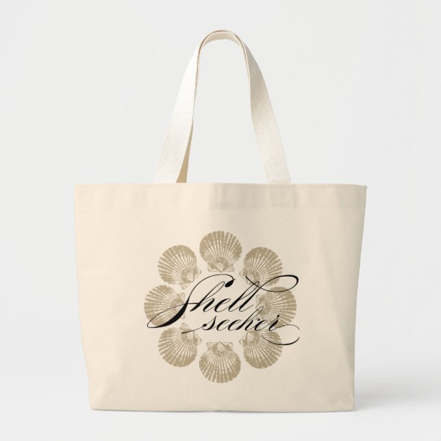 Shell Seeker jumbo tote bag (Front)