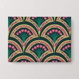 shell shaped green pattern