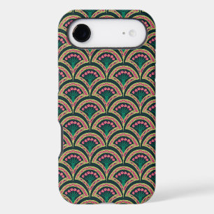 shell shaped green pattern