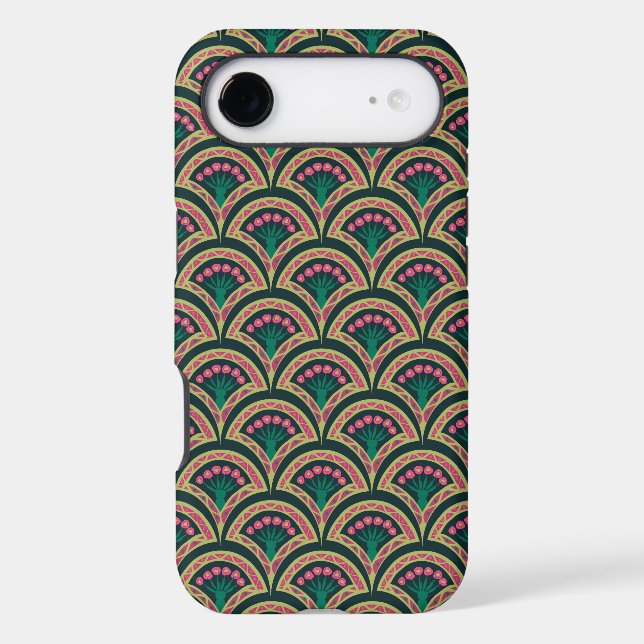 shell shaped green pattern (Back)