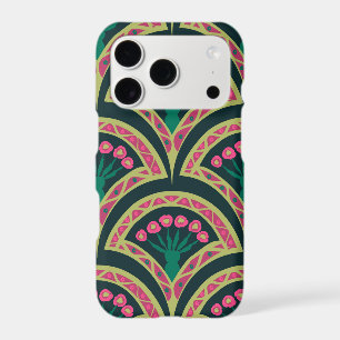 shell shaped green pattern