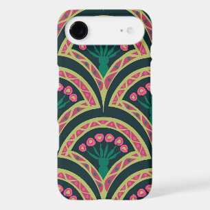 shell shaped green pattern