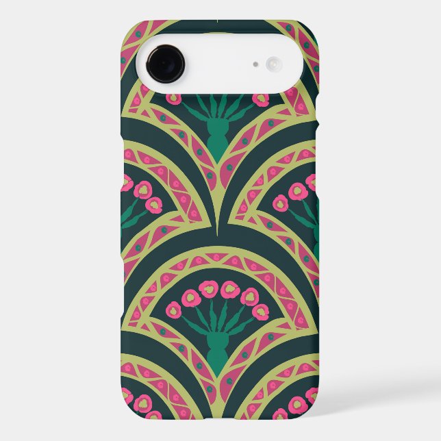 shell shaped green pattern (Back)