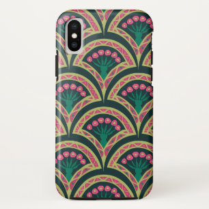 shell shaped green pattern iPhone x case