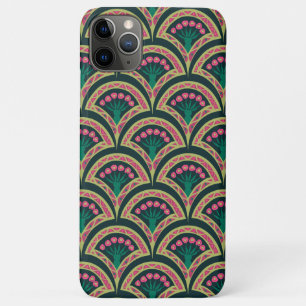 shell shaped green pattern iPhone 11 pro max case