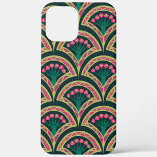 shell shaped green pattern iPhone 12 pro max case