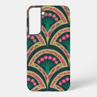 shell shaped green pattern