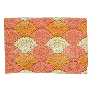 Shell Spectacle: Abstract Sea Patterns Pillowcase