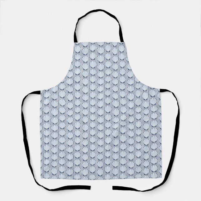 Shell Stripe Elegance! Apron (Front)