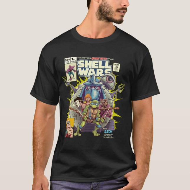 Shell Wars retro T-Shirt (Front)