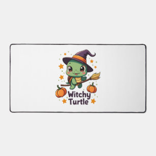 Shell Witch Turtle Desk Mat