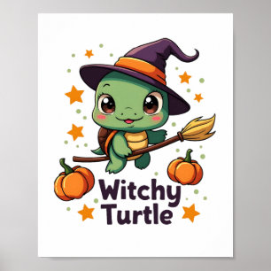 Shell Witch Turtle Poster