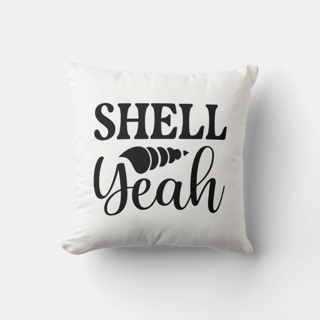 Shell Yeah Cushion (Front)