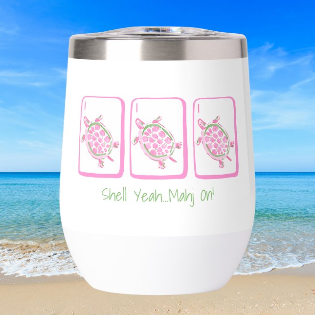 Shell Yeah... Mahj On! Pink Sea Turtle Mahjong  (Creator Uploaded)