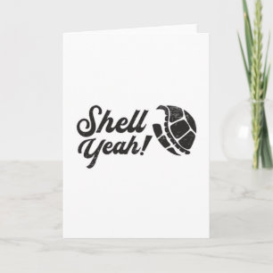 Shell Yeah Turtle Lover Turtles Ocean Sea Gift Card