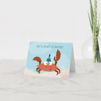 Shellabrate Crab Card