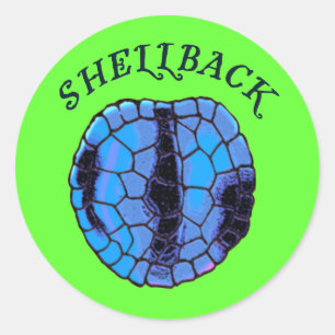 Shellback Classic Round Sticker