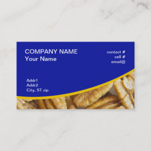 shelled pecans business card