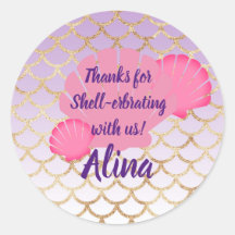 Shellerbrate Party Favour for under the sea Mermai