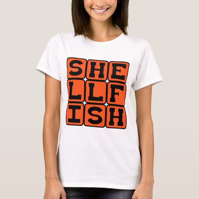 Shellfish, Exoskeleton-Bearing Invertebrates T-Shirt (Front)