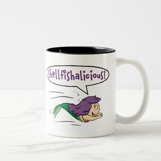 Shellfishalicious! Mug (right-handed) (Right)