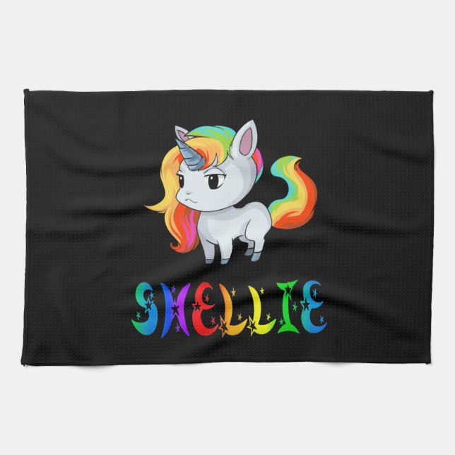 Shellie Unicorn Tea Towel (Horizontal)