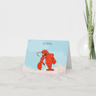 Shello Lobster Card