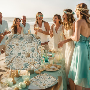 Shells 7-Inch Paper Plate from the Pearl Coast Ele