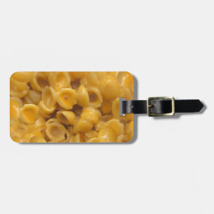 shells and cheese luggage tag